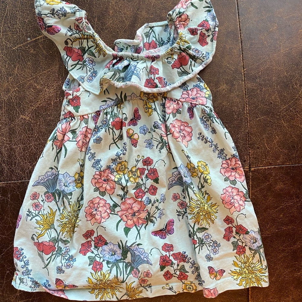 Tea collection. Floral dress. 12-18 months